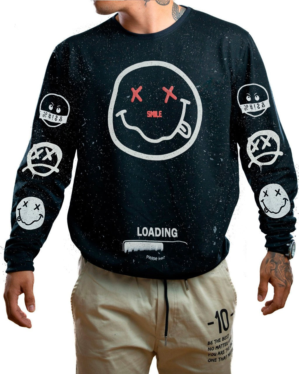 Buzo negro loading chispas - Stark Brand