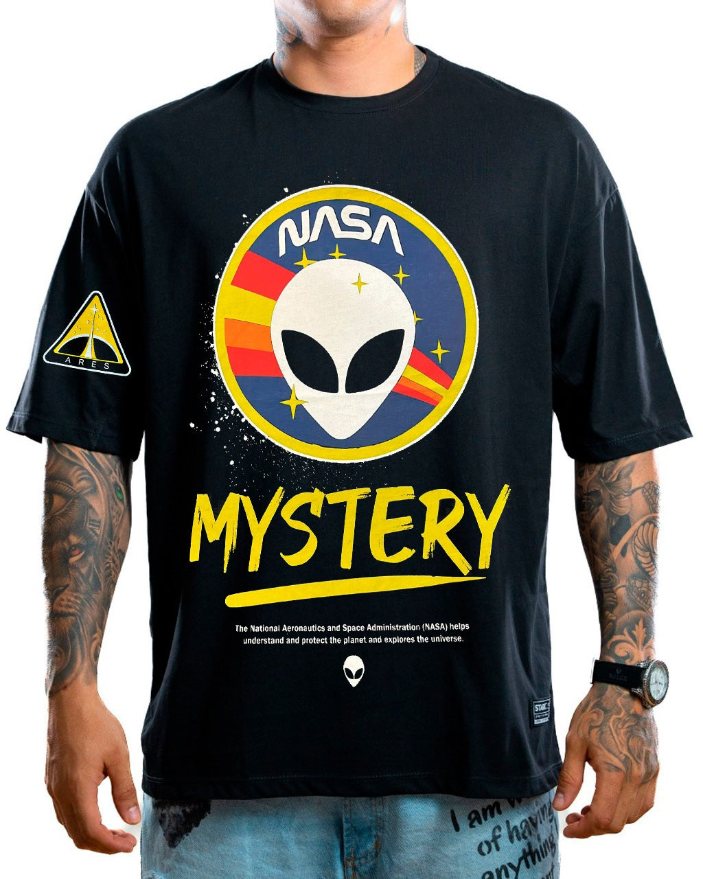 Oversize negro nasa mistery - Stark Brand