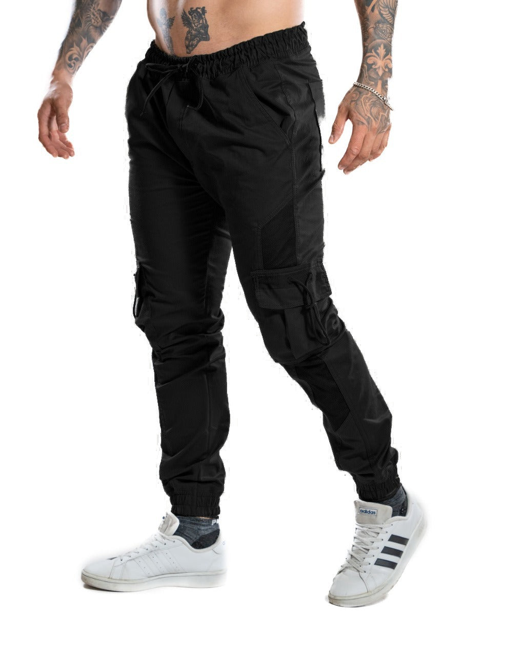 Jogger con malla negro - Stark Brand