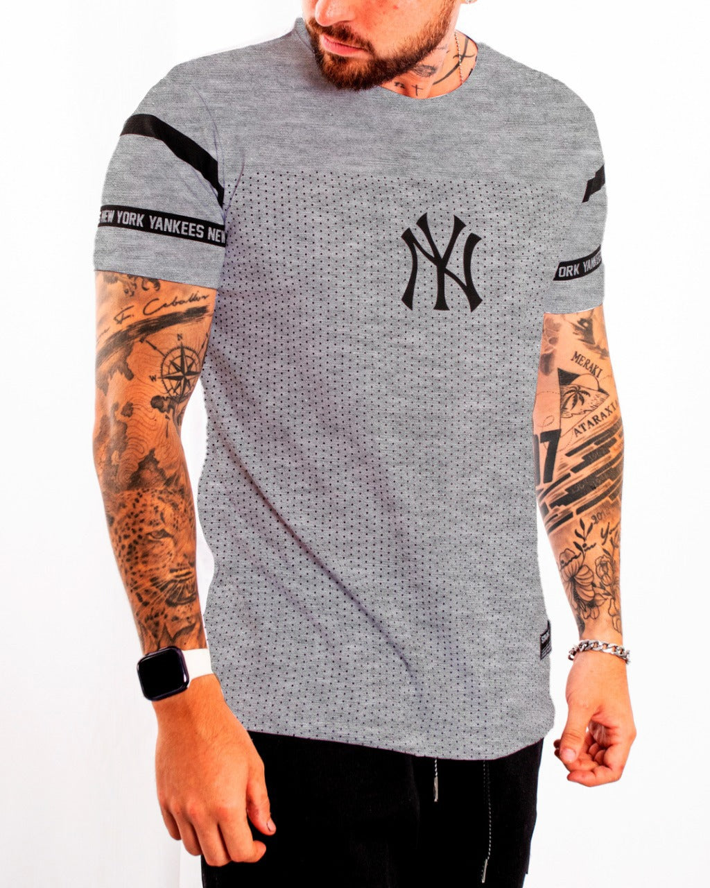 Camiseta gris ny puntos - Stark Brand
