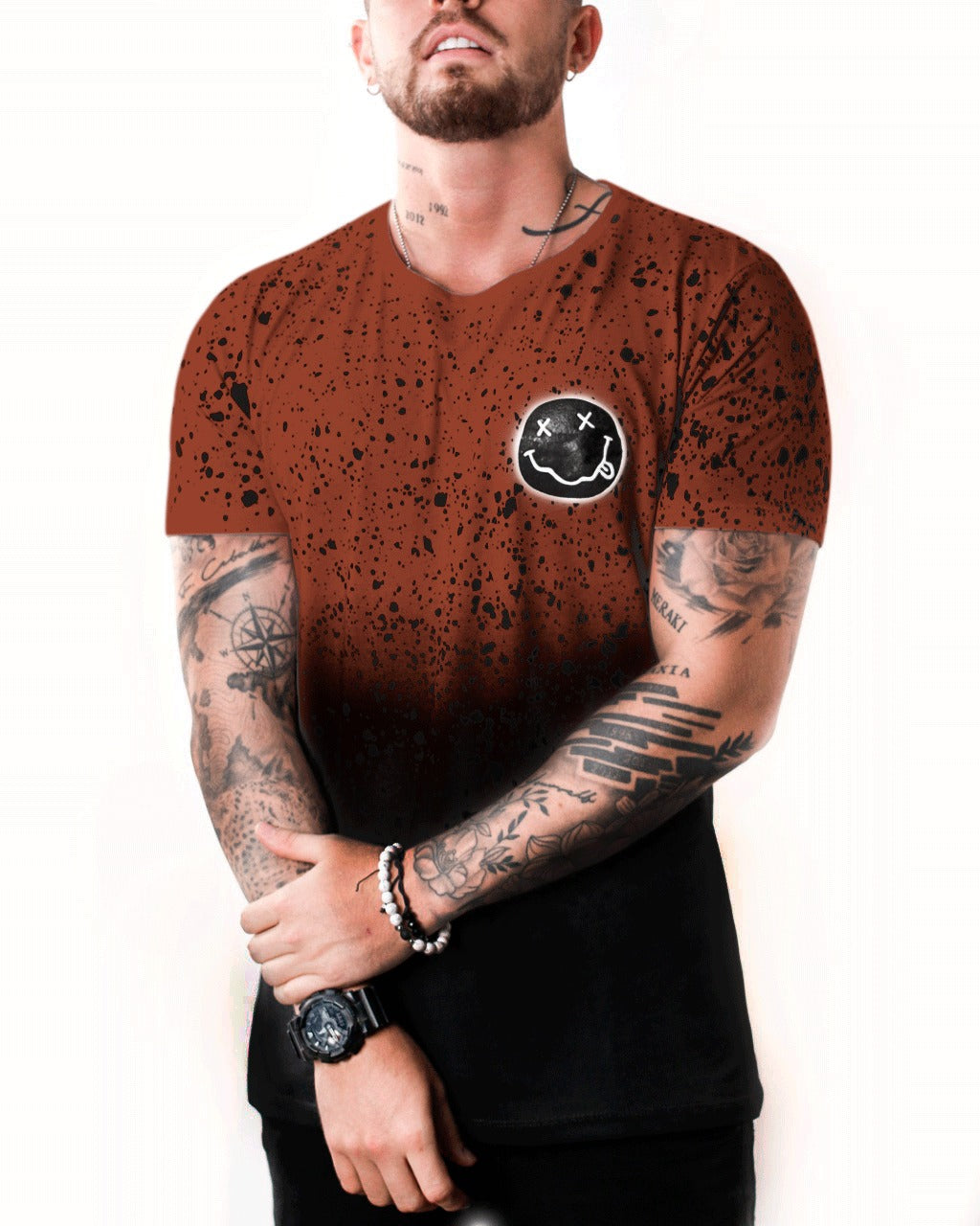 Camiseta terracota carita - Stark Brand