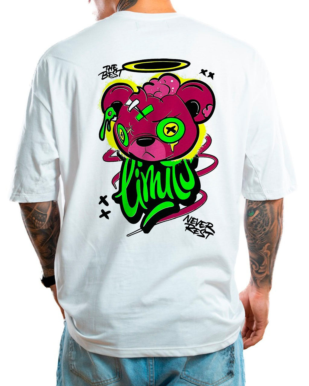 Oversize blanca oso limits