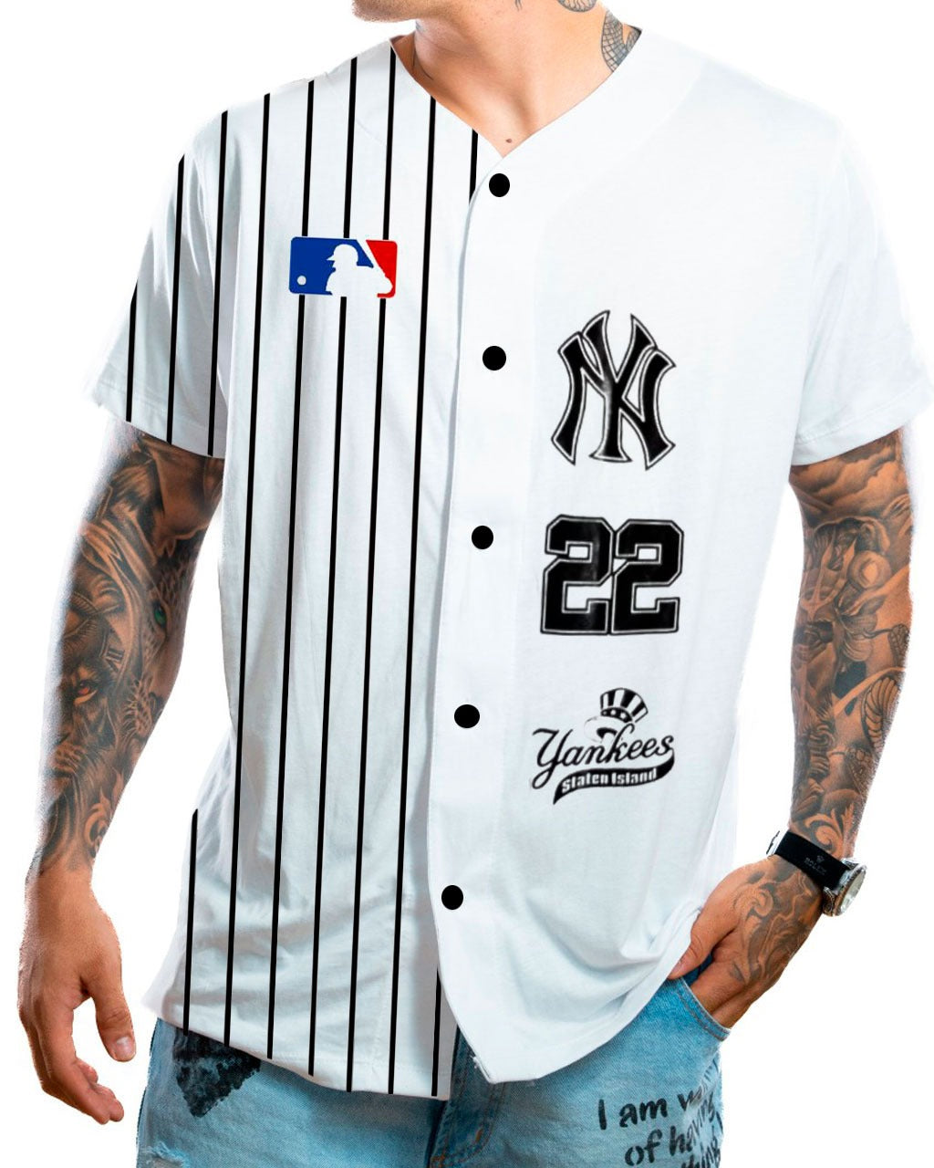 Beisbolera blanca ny logos