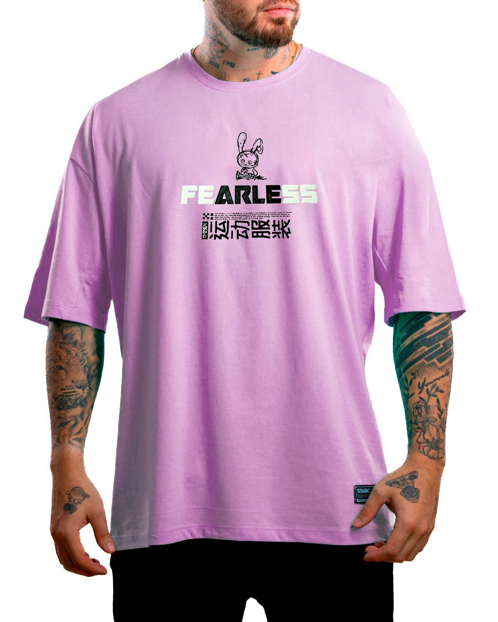 Oversize lila fearless off