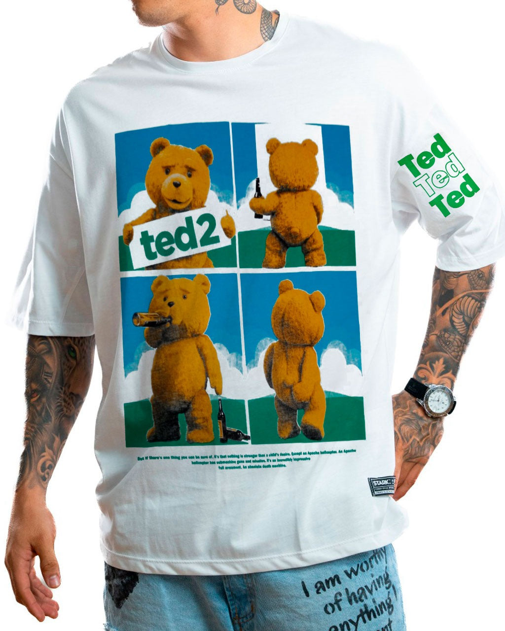 Oversize blanca ted