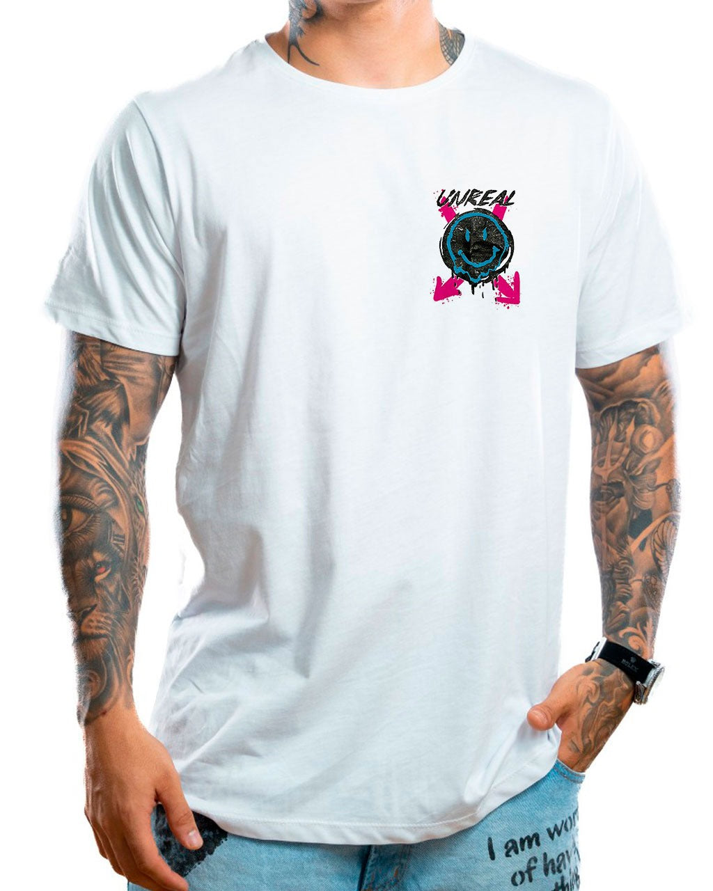 Camiseta blanca unreal
