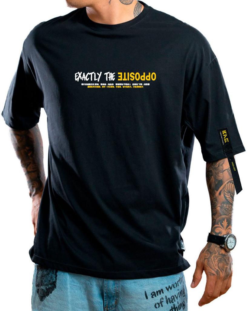 Oversize negro opposite