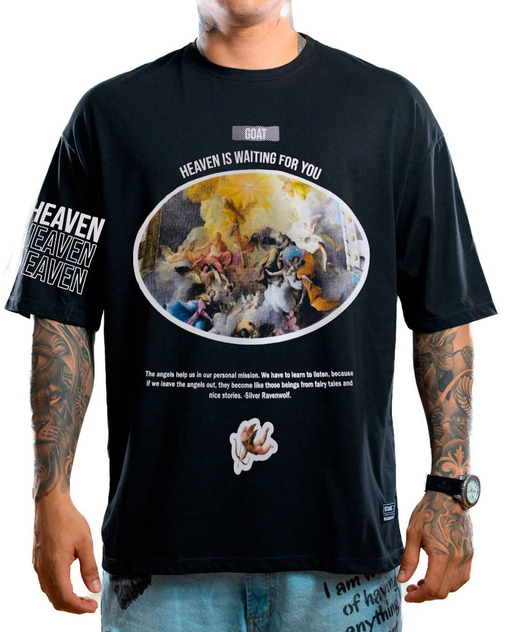 Oversize Negra Cupido Goat