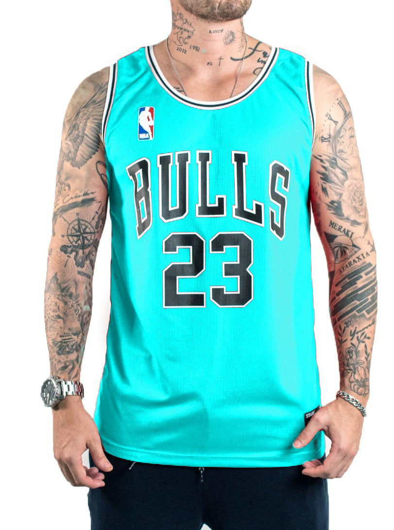 Camisilla Verde Menta Bulls 23 - Stark Brand