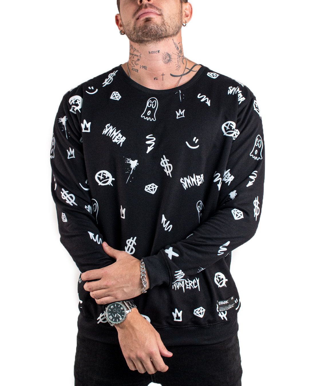 Buzo negro ghost - Stark Brand