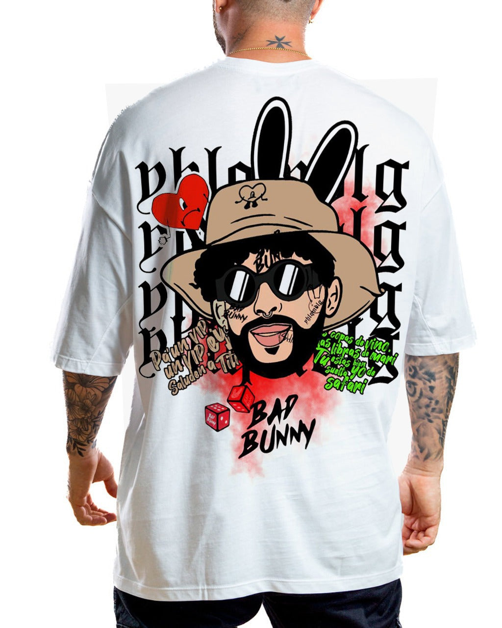 Oversize blanca bunny pava - Stark Brand