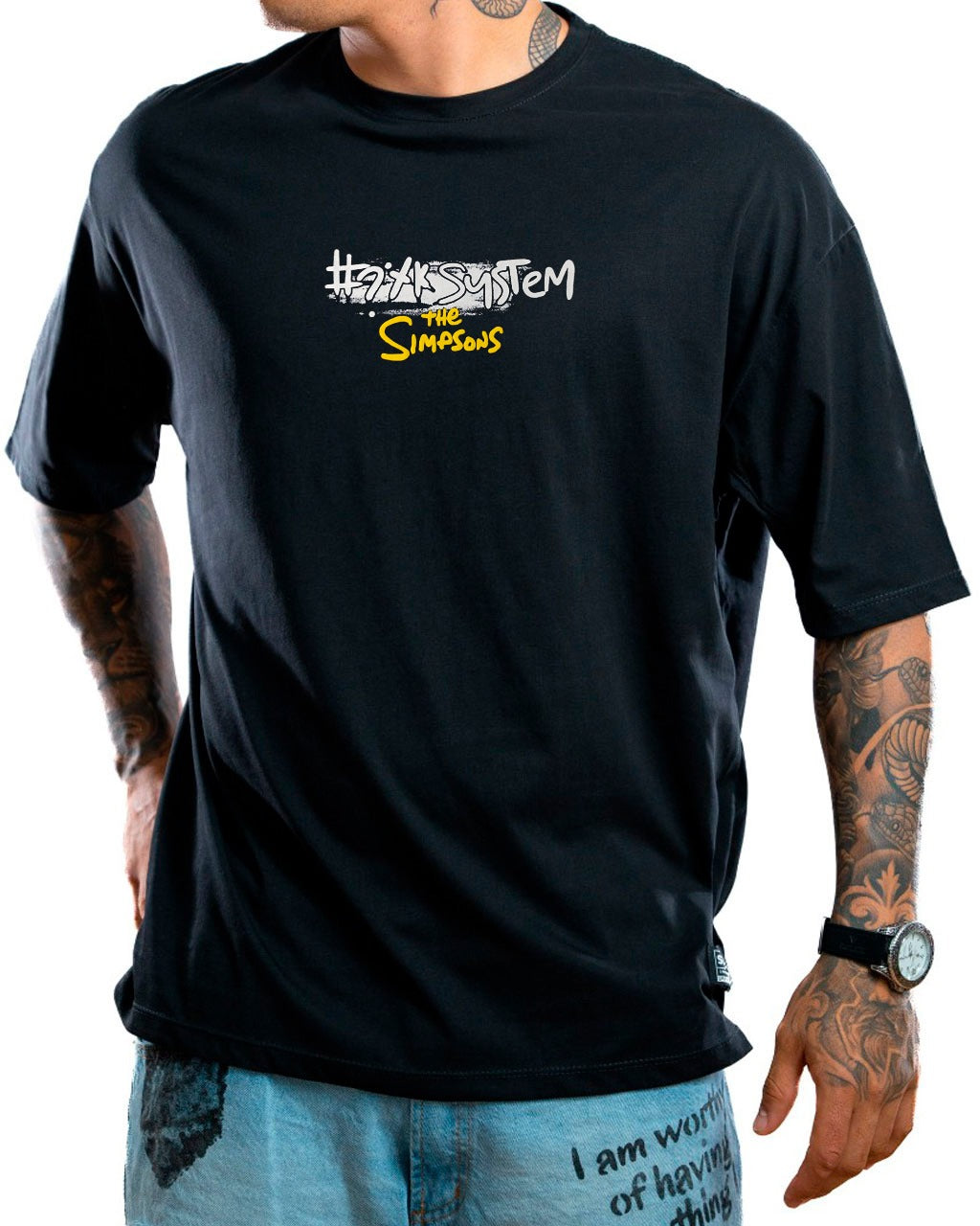 Oversize Negra Lisa Simpsons - Stark Brand