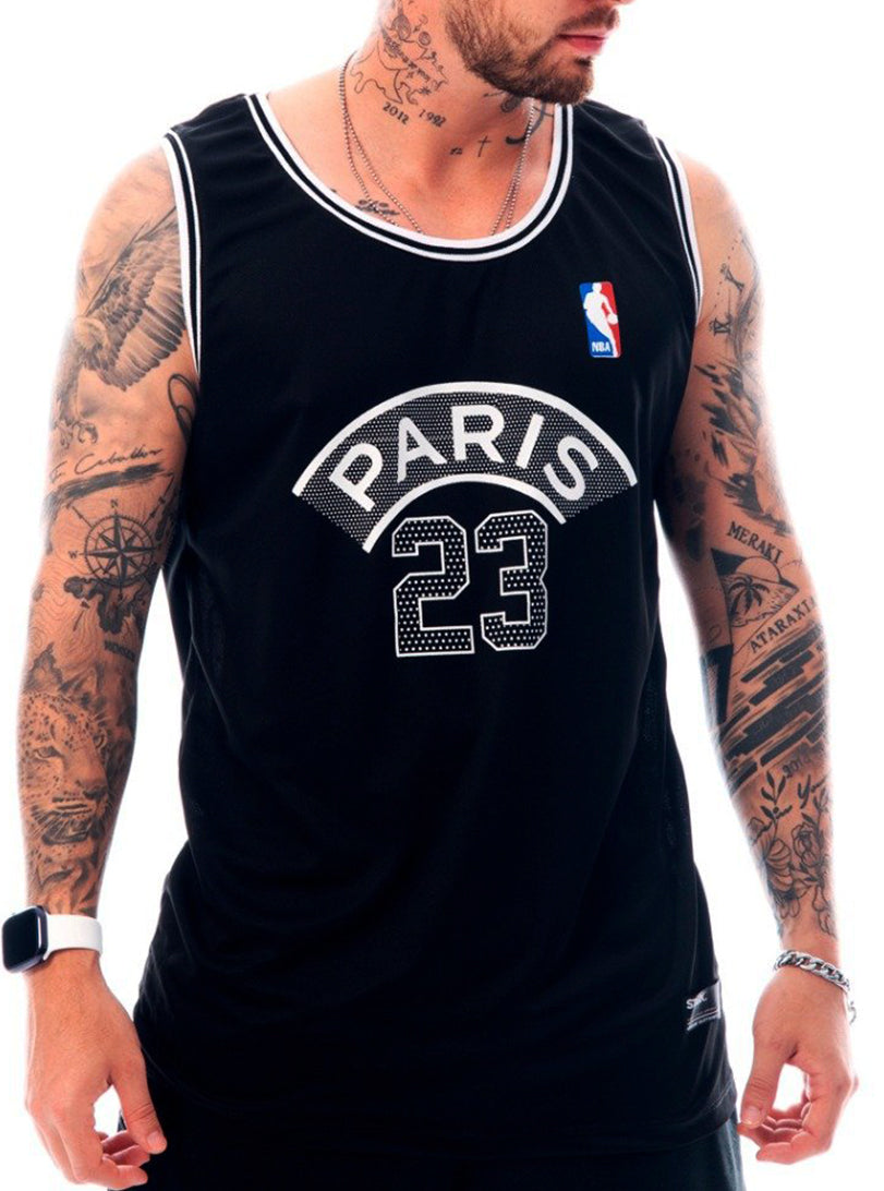 Camisilla negra Paris - Stark Brand