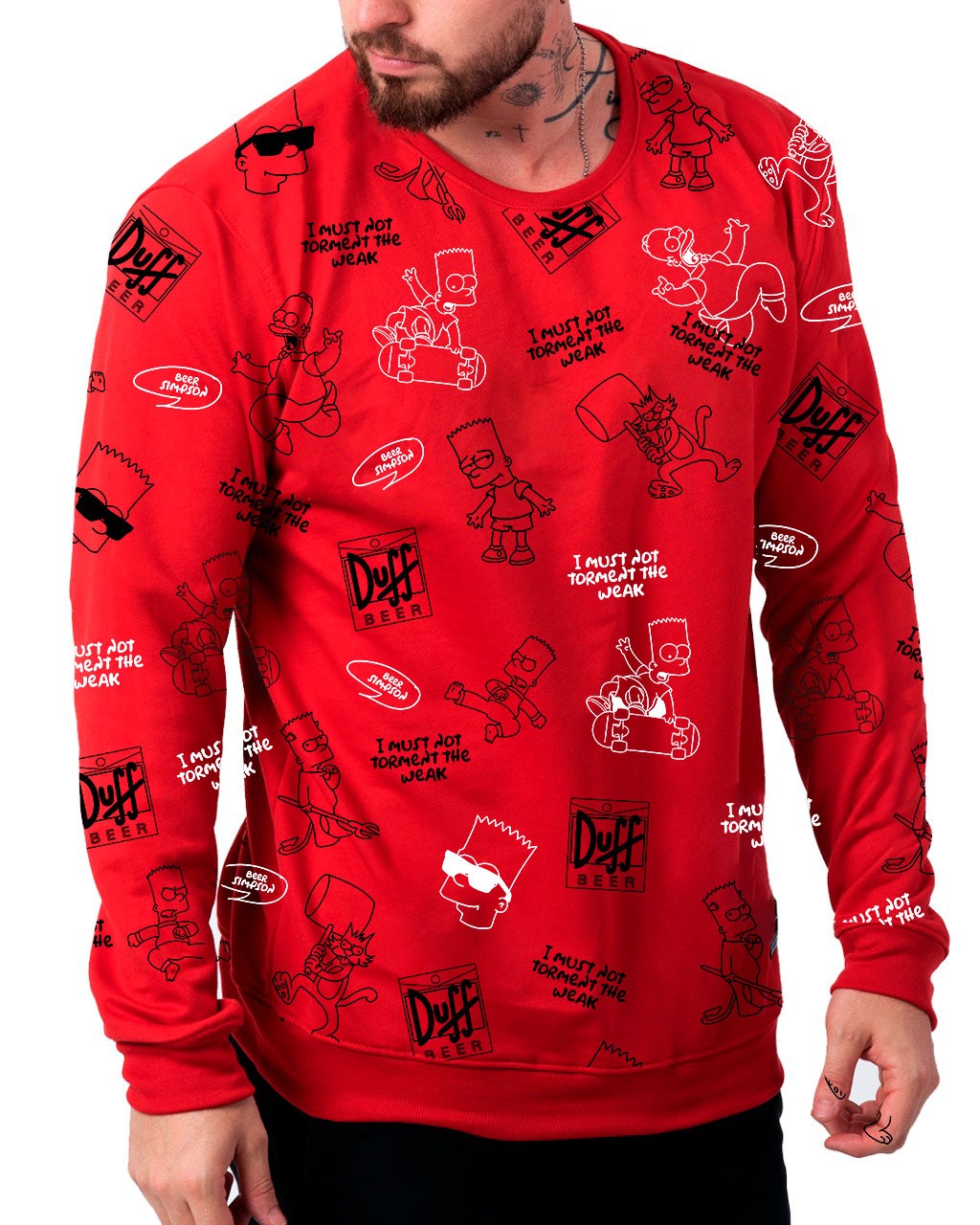 Buzo Rojo Duff Bart - Stark Brand
