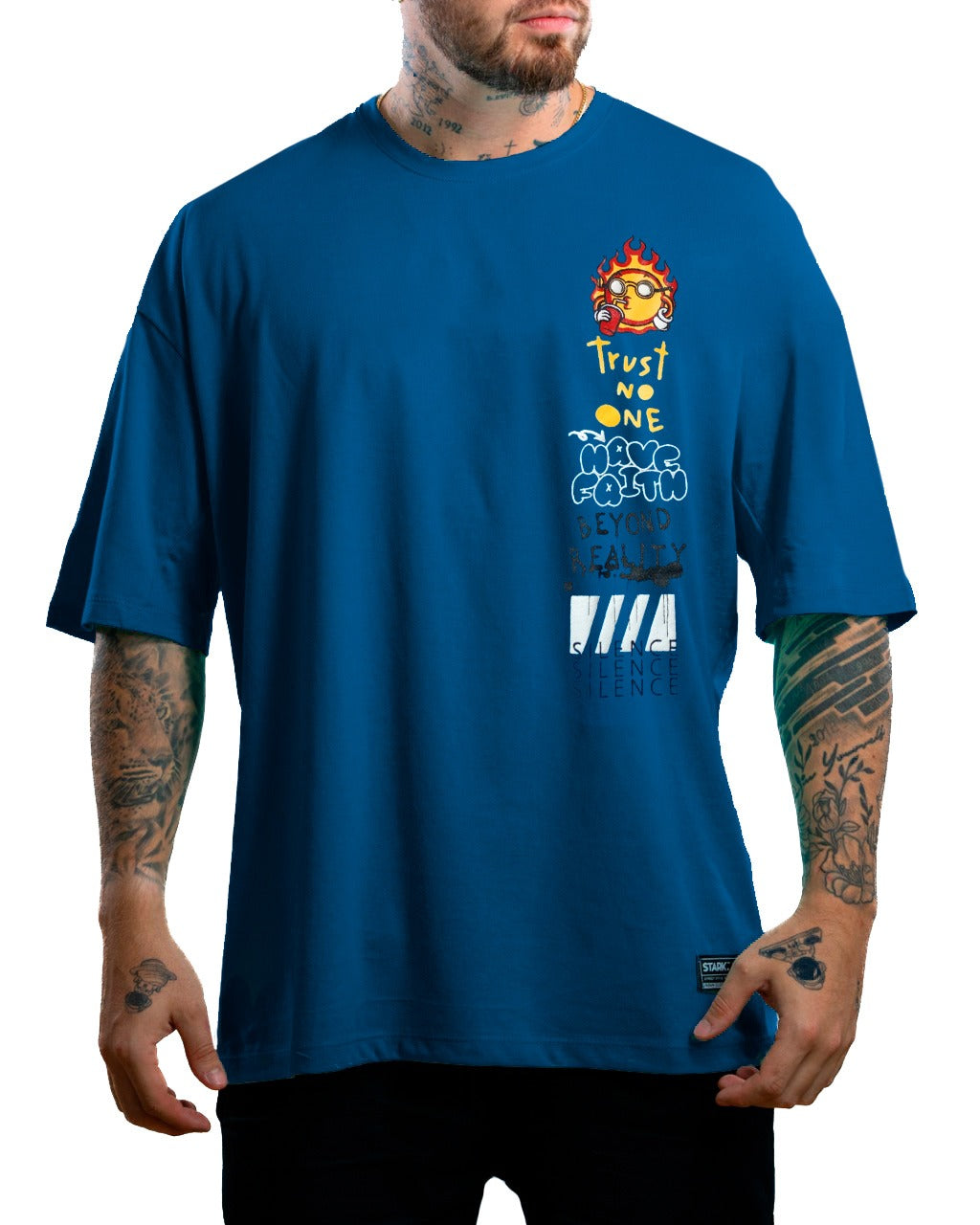 Oversize azul have faith