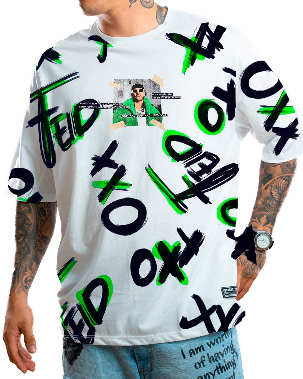 Oversize blanca feid xo