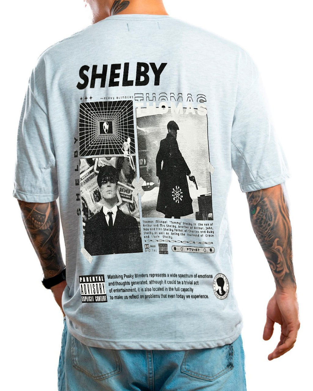 Oversize gris shelby thomas