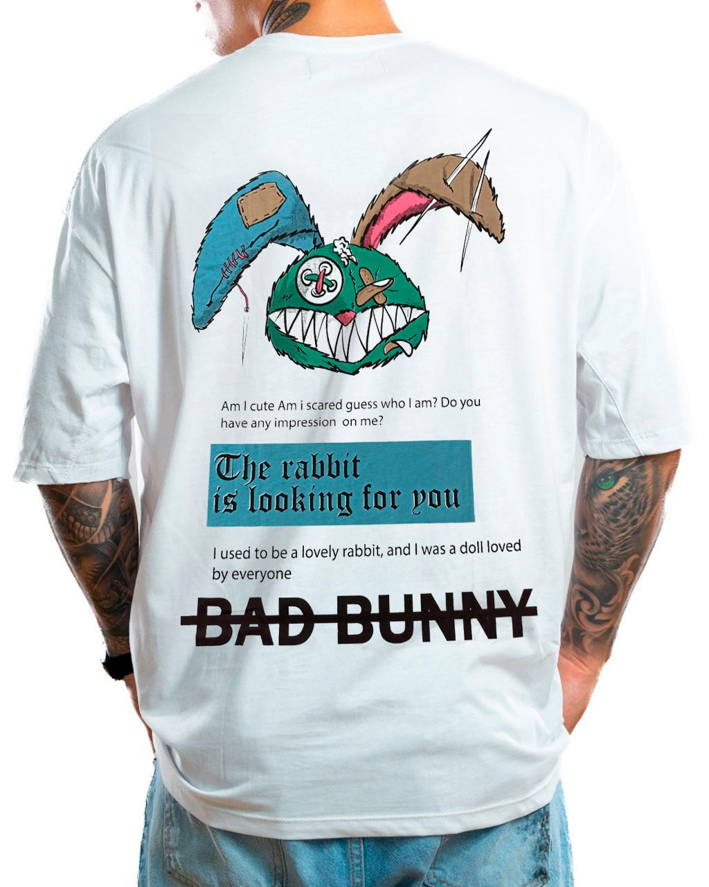 Oversize blanca bad rabbit