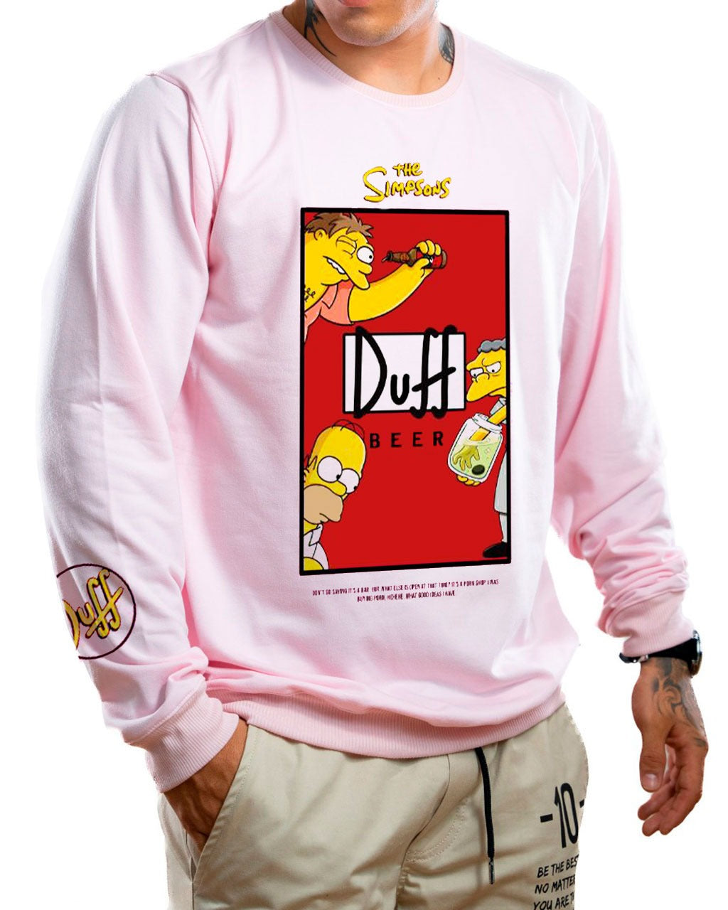 Buzo rosado duff simp - Stark Brand