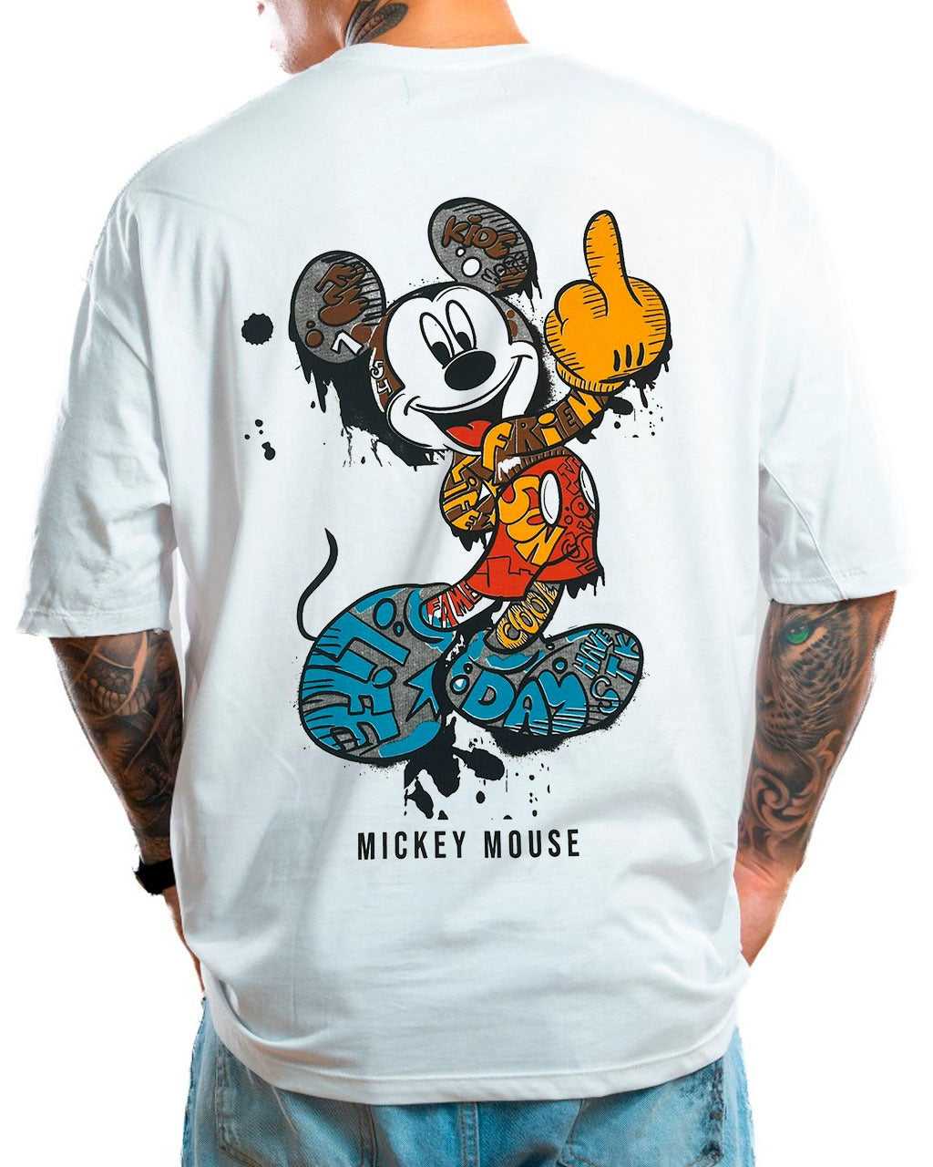 Oversize blanca mck fck