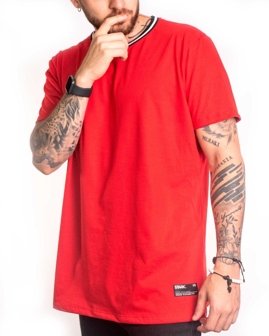 básica Rojo Rib - Stark Brand