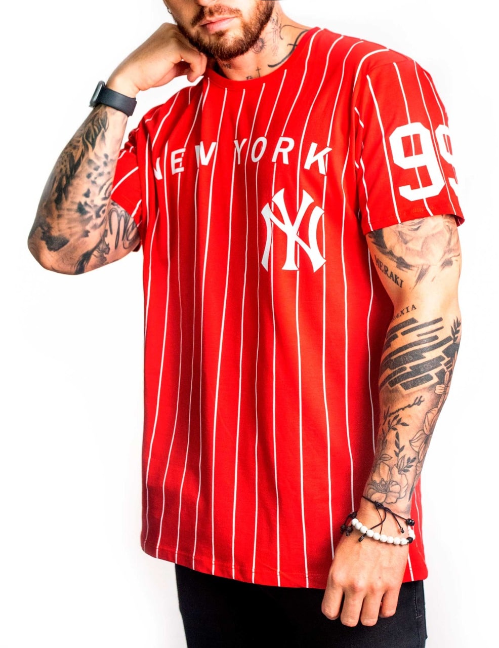 Camiseta Roja NY 99 - Stark Brand