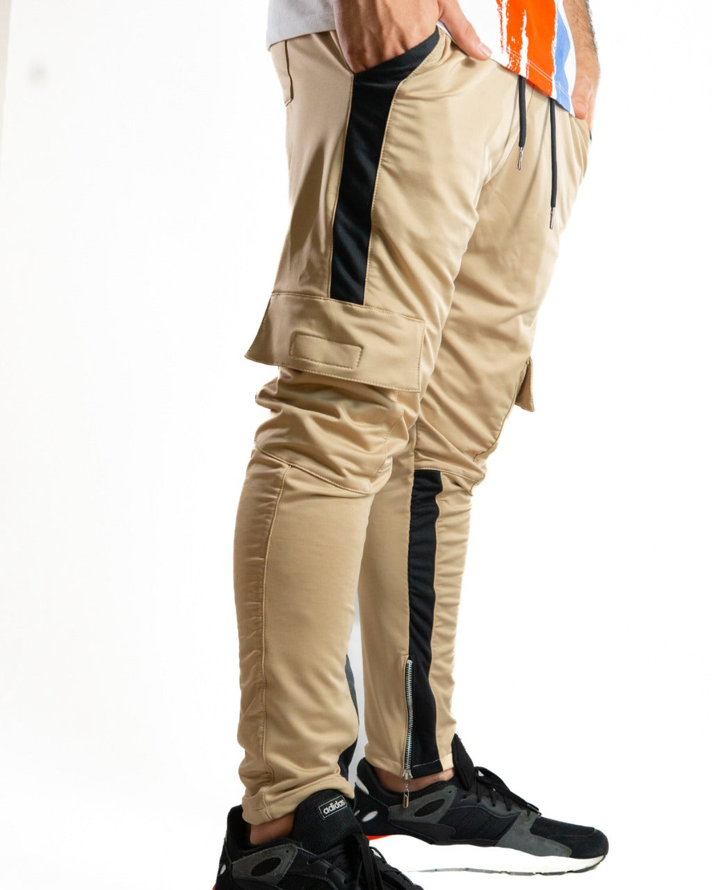 Jogger Caqui cortes StK - Stark Brand