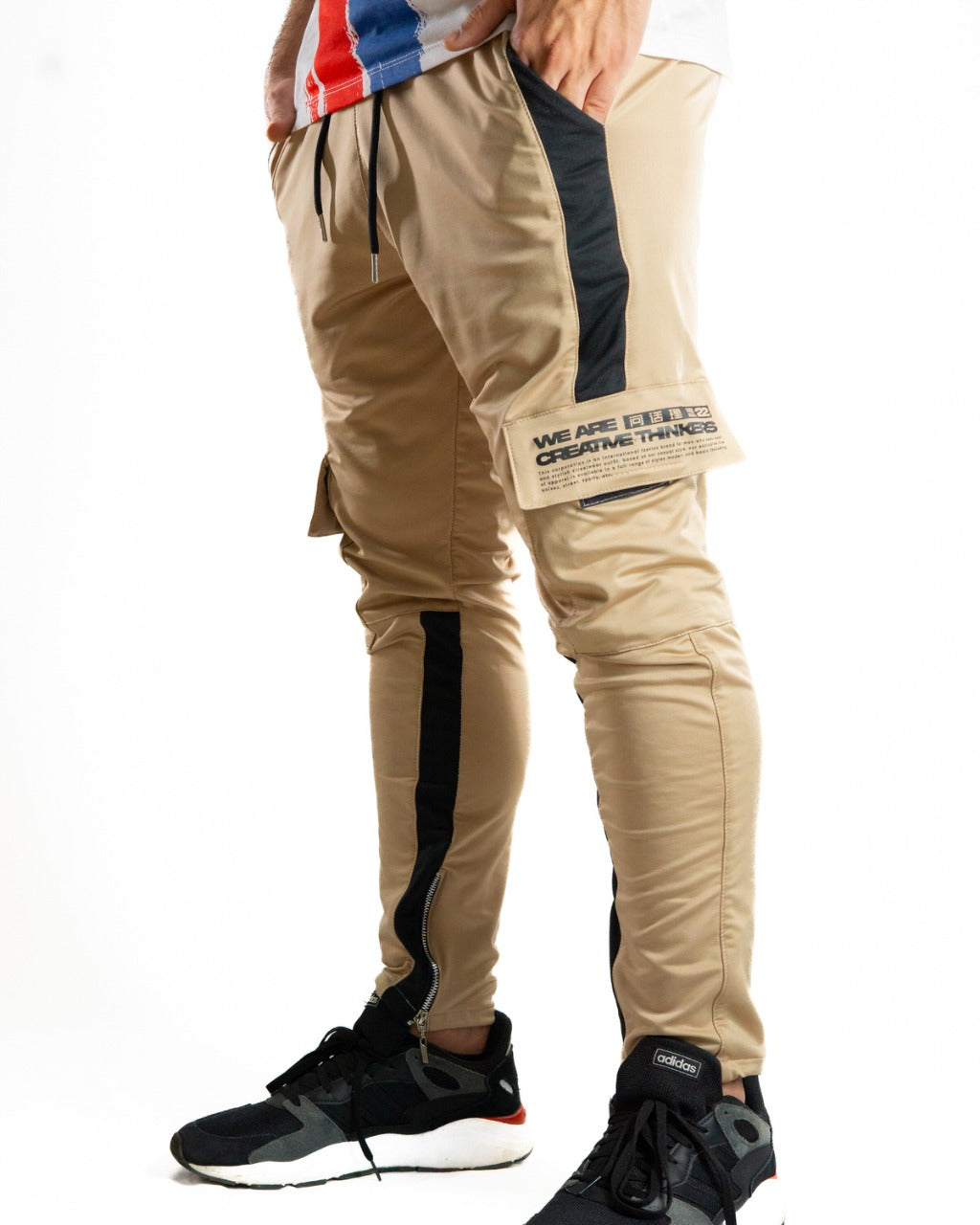 Jogger Caqui cortes StK - Stark Brand