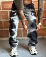 Jean Baggy carpintero 2 tonos