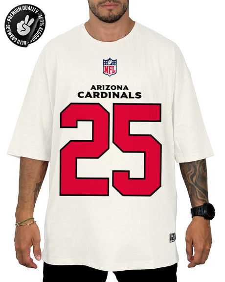 Oversize Blanca Arizona Cardinals 25 Alto Gramaje