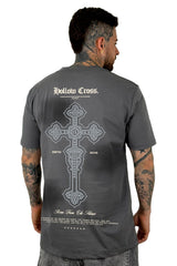 Camiseta Gris Hollow Cross Cruz Alto Gramaje