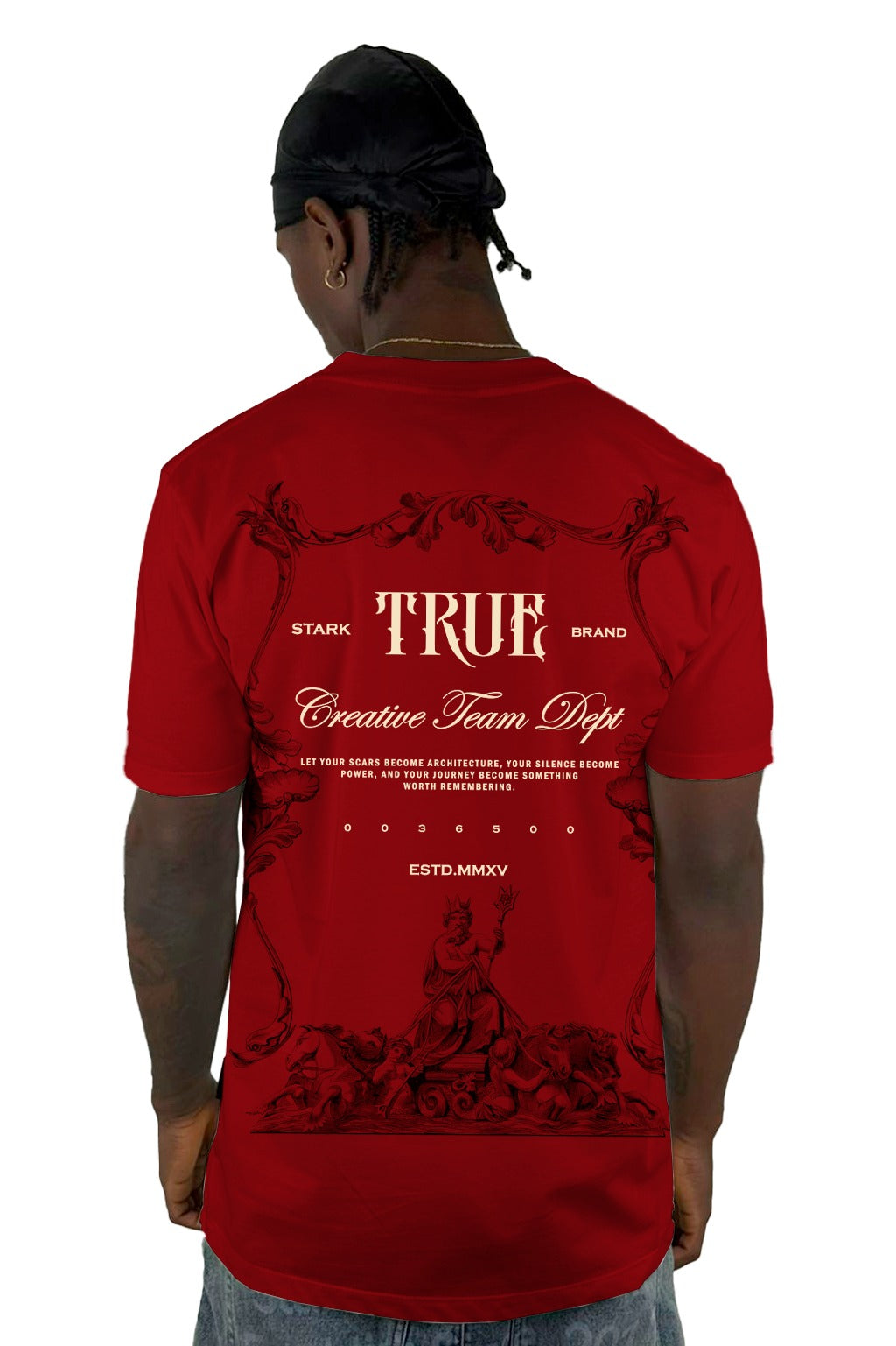 Camiseta Roja True Alto Gramaje