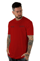 Camiseta Roja Broken Rules Alto Gramaje