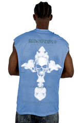 Camisilla Azul Redemption Alto Gramaje