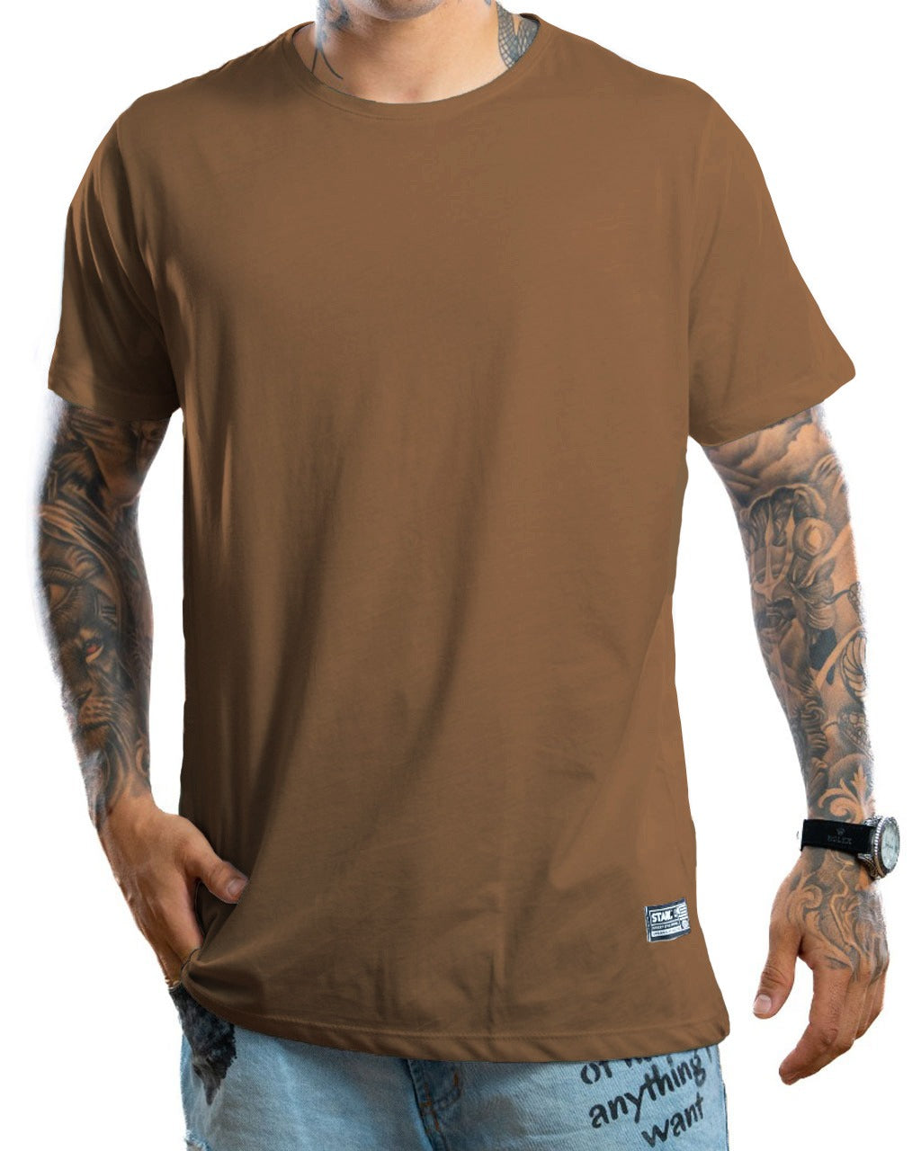 Tennis Cafe Short Sleeve Camisa Color Cafe Claro Camisetas Regular Fit En  Color Café Claro Para, image size:1024x1280