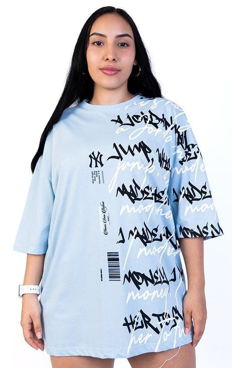 Oversize  Azul Cielo jump NY
