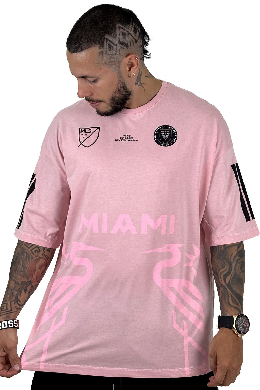 Oversize rosado Miami messi 10