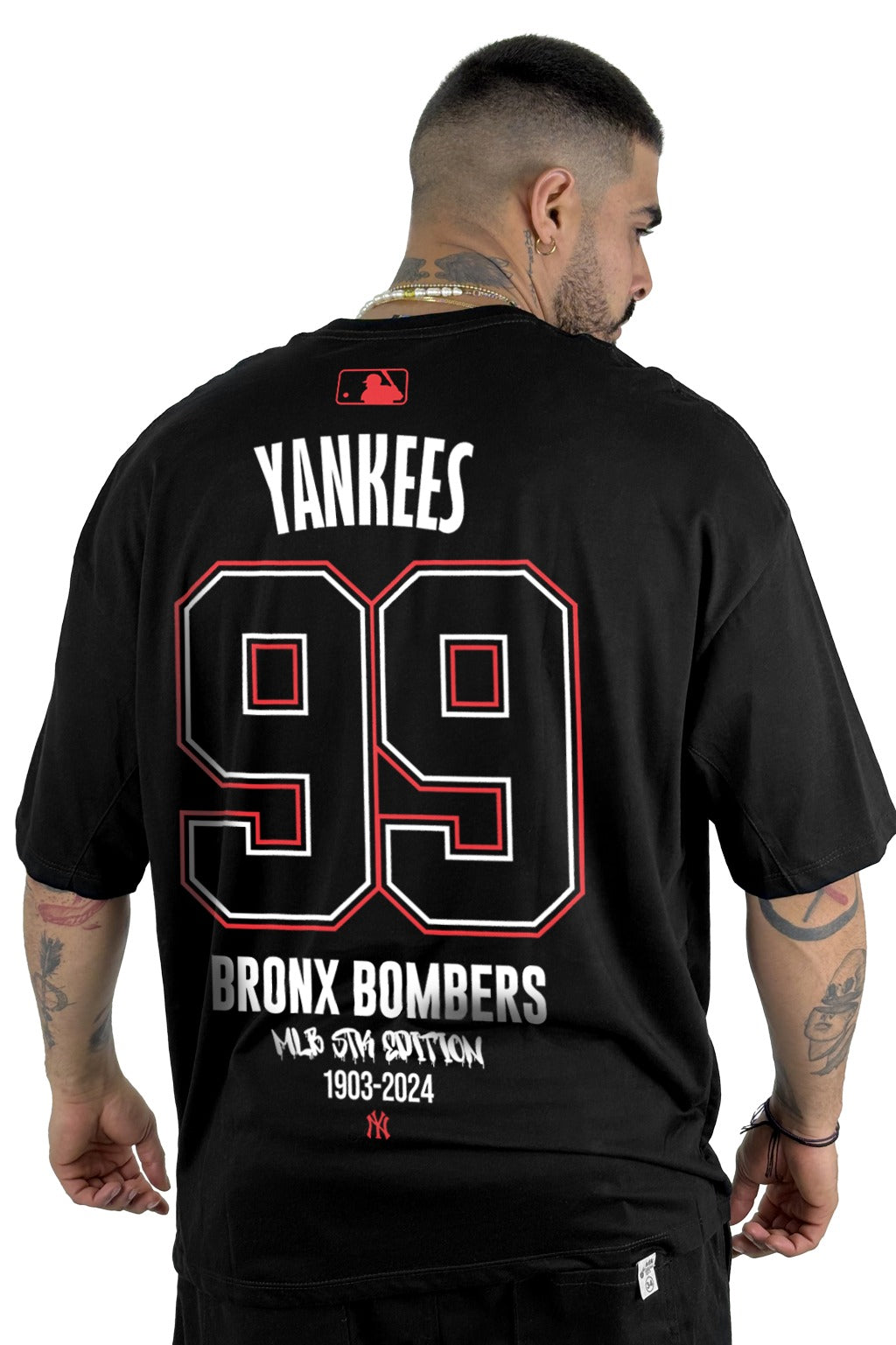 Oversize  Negra Bronx Bombers 99