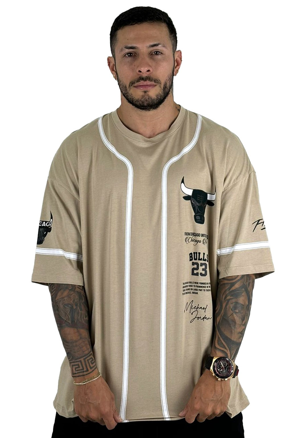 Oversize beige Chicago United Bulls