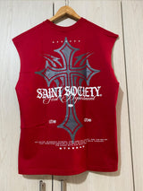 Camisilla Roja Saint Society Cruz Alto Gramaje
