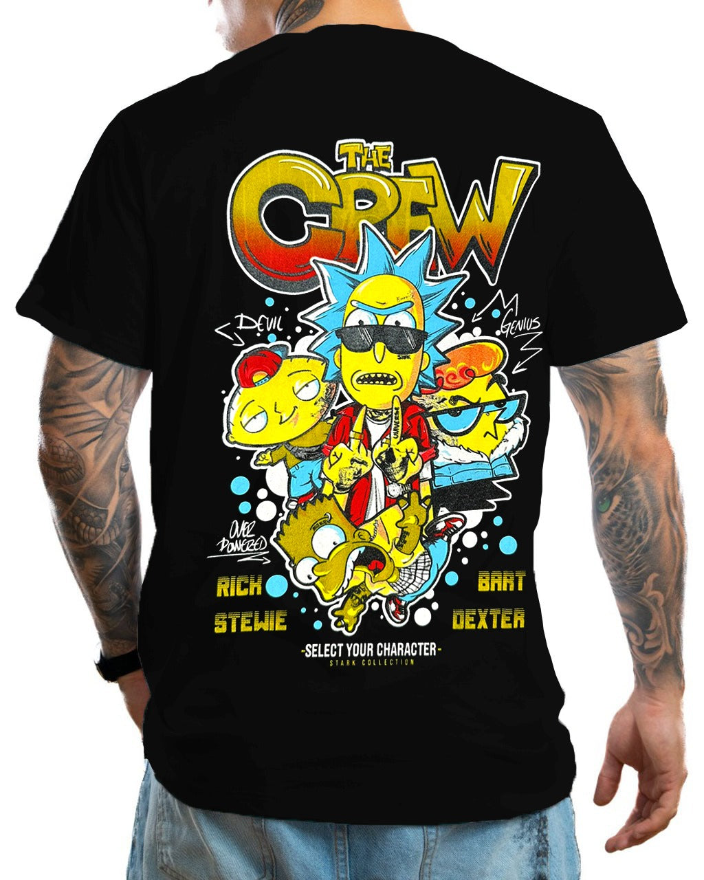 Camiseta Negra The Crew