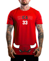 Camiseta Roja Chicago 33