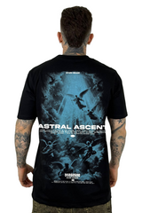 Camiseta Negra Astral Ascent Alto Gramaje