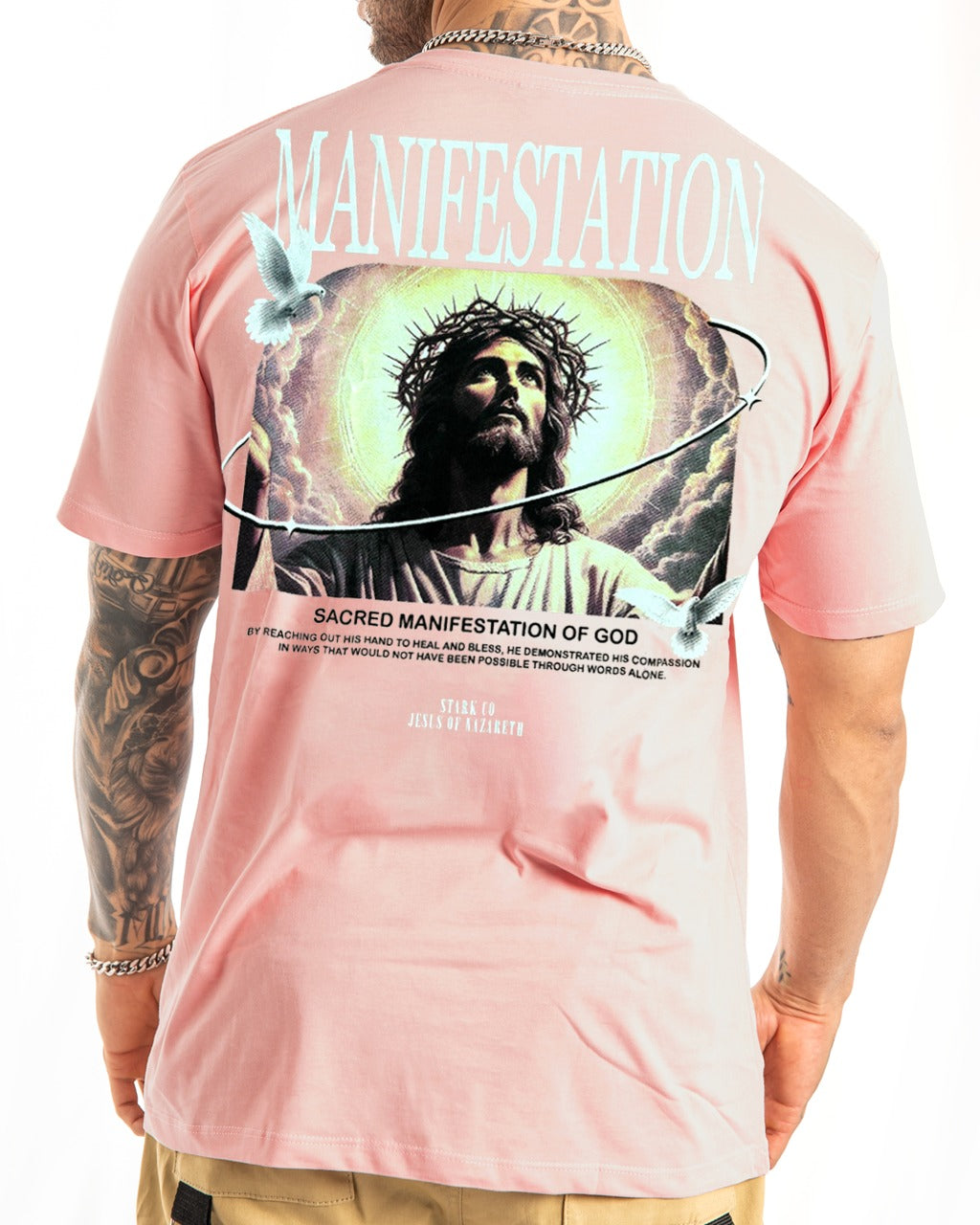 Camiseta Rosada Manifestation Of God