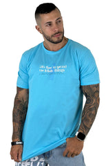 Camiseta Azul No Time To Spend