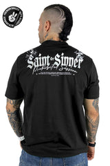 Camiseta negra Saint Sinner Alto Gramaje
