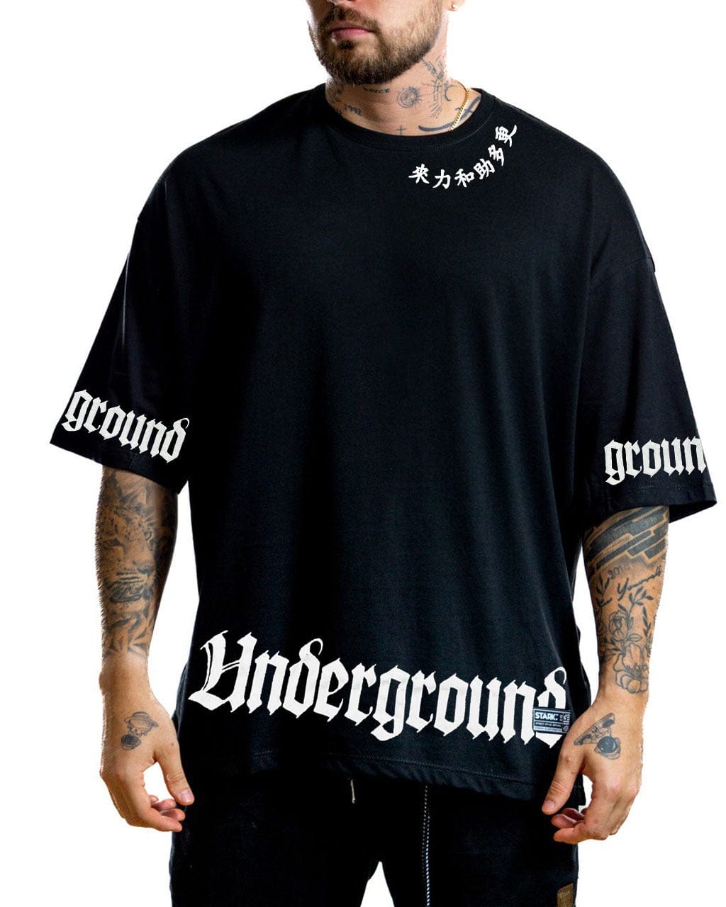 Oversize Negra Underground Alto Gramaje