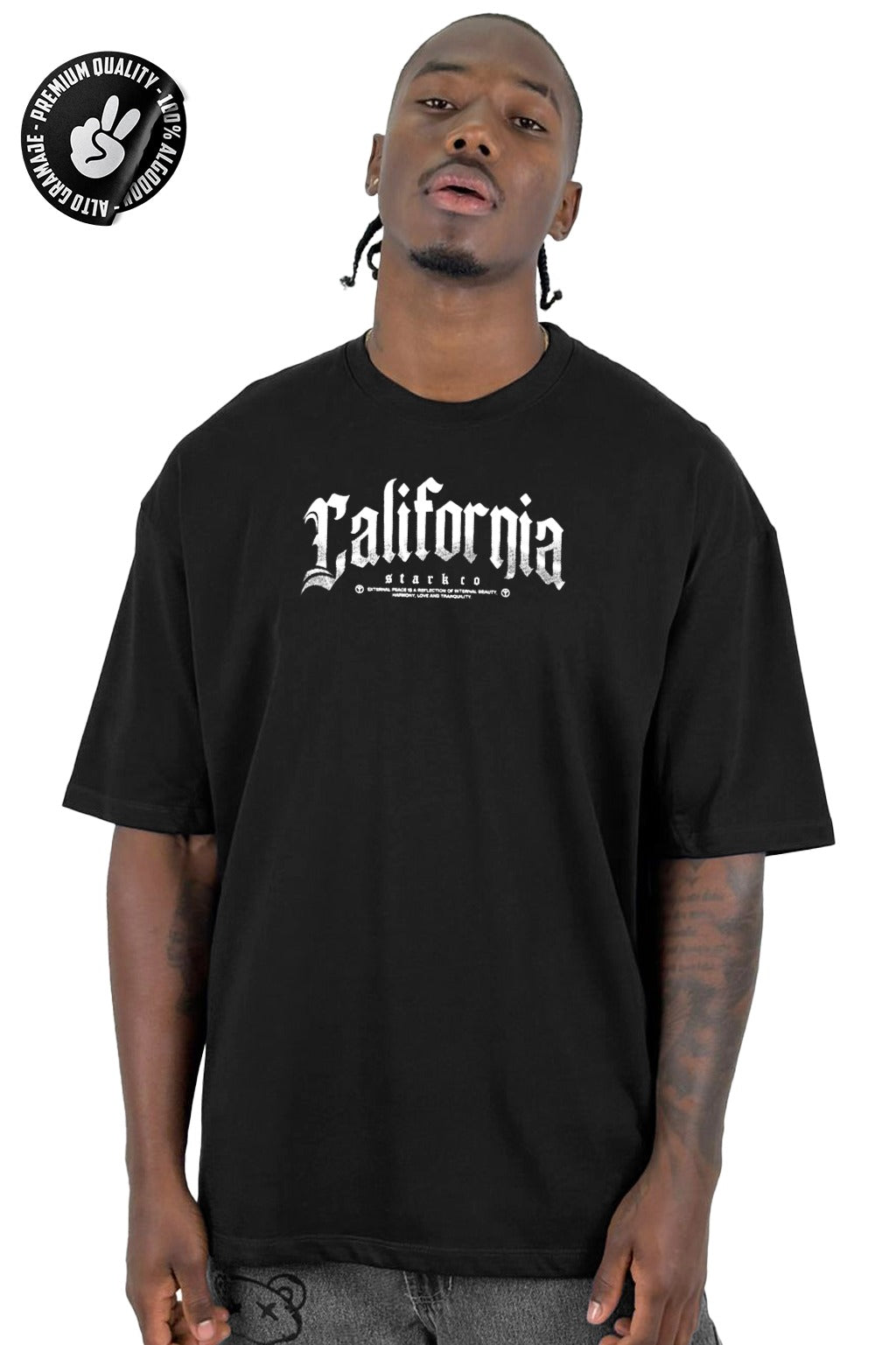 Oversize Negro California Alto Gramaje