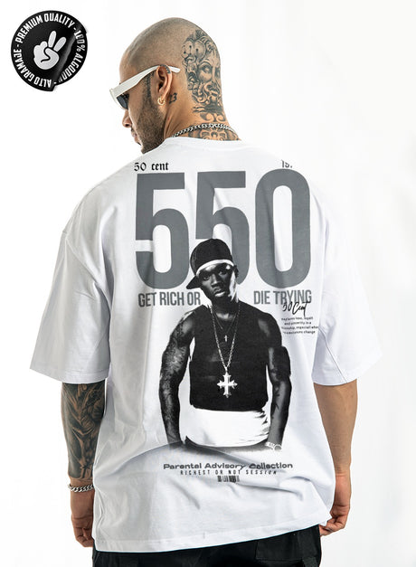 Oversize Blanca 550 Cent Alto Gramaje