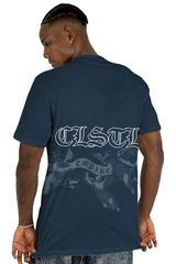 Camiseta Azul Oscuro Celestials Alto Gramaje